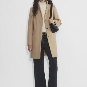 Wilfred Cocoon Coat in Camel (Size XS)